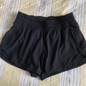 Black Lululemon Tracker Shorts
